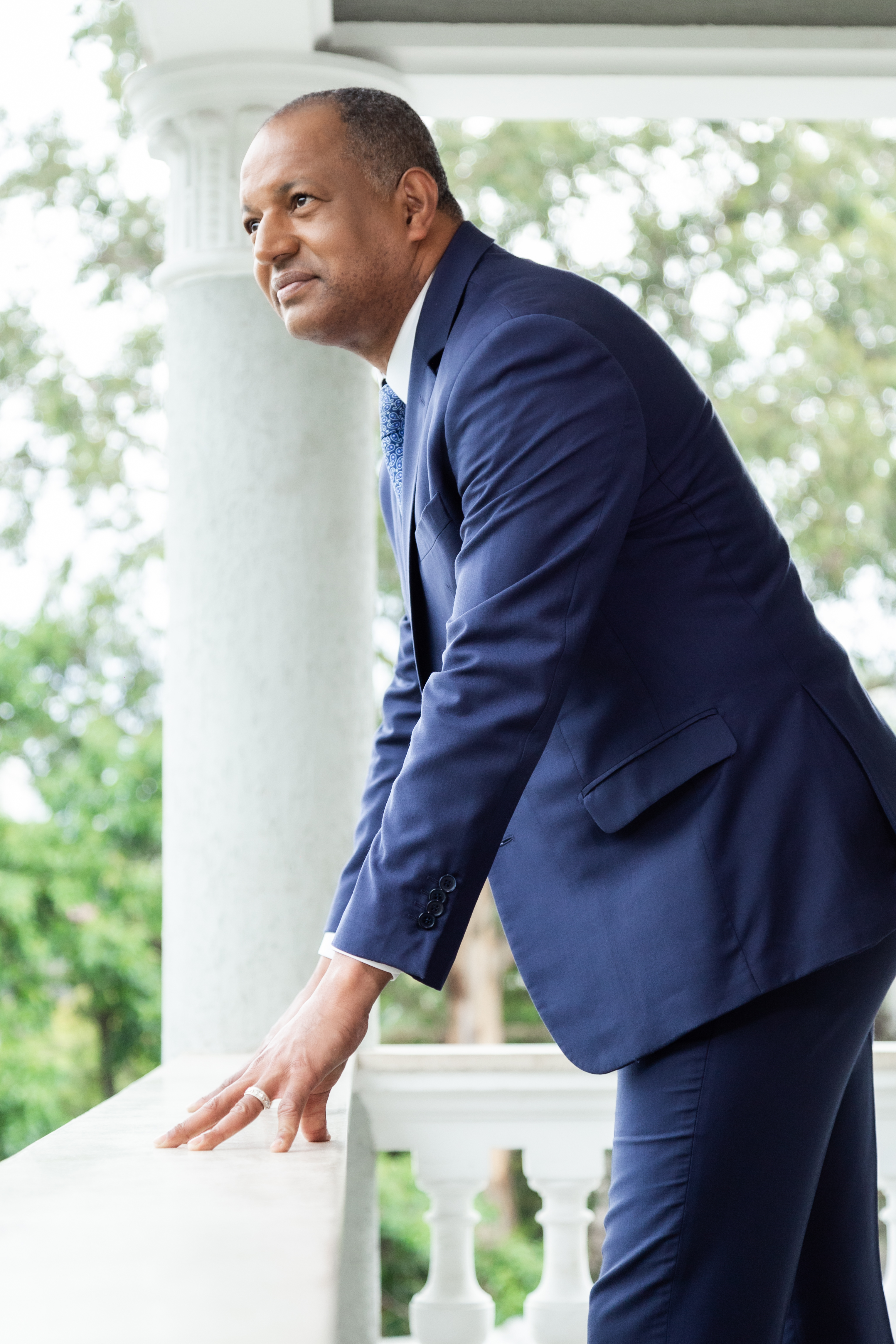 André Santos visiting a local school, showing community engagement